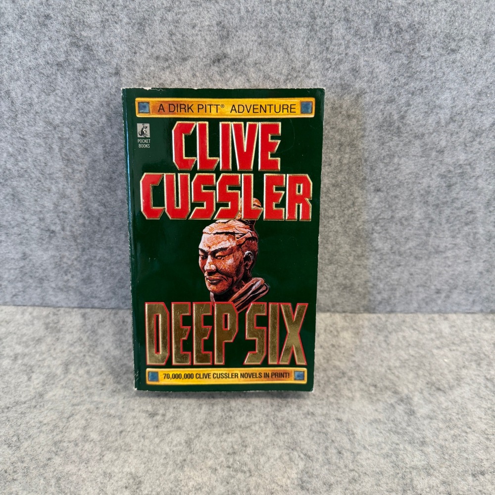 Deep Six by Clive Cussler, Book 7 Dirk Pitt Adventure series, Paperback